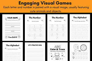 Letter And Number Tracing Workbook