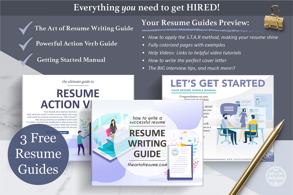 Modern Resume Template (5-Page), a Resume Template by The Art of Resume (Photo 7 of 8)