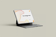 iPad Pro With Keyboard Mockup, an iPad Mockup by zpackcreative (Thumbnail 5 of 5)