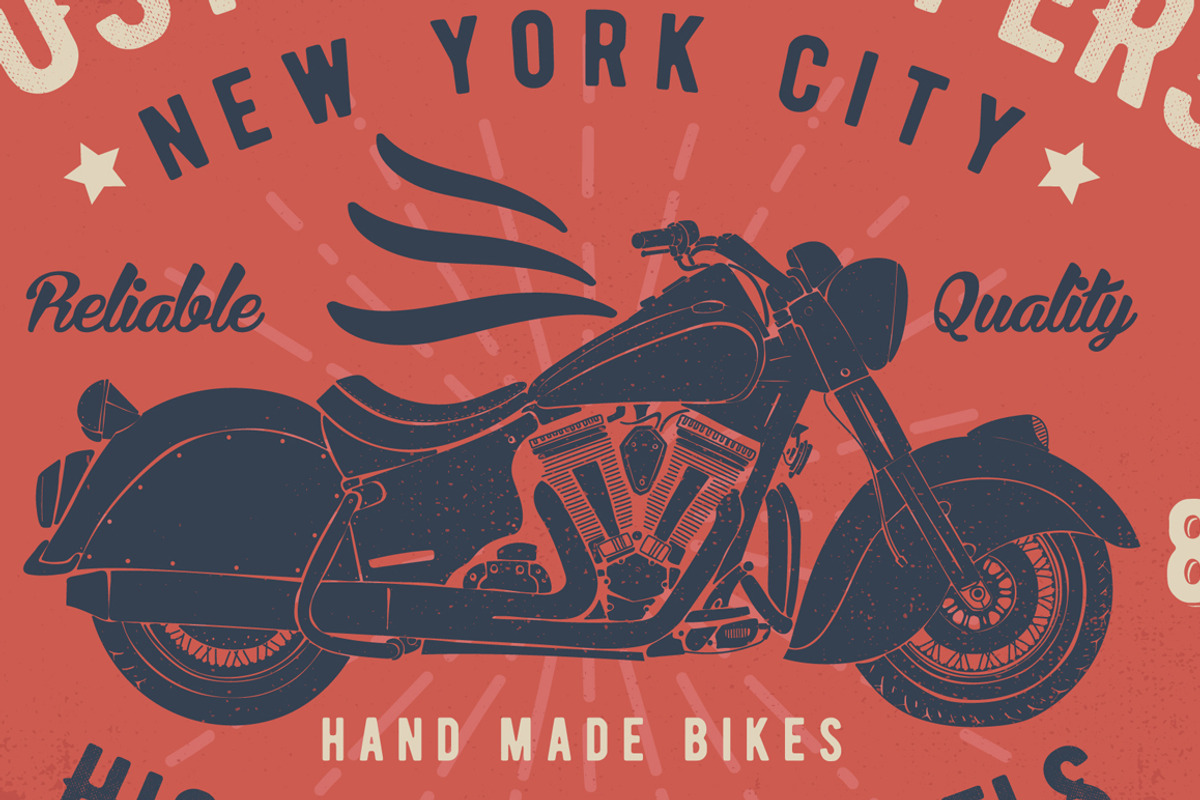 VECTOR SET OF MOTORCYCLE GRAPHICS, an Illustration by ulasokuyucu (Photo 8 of 9)