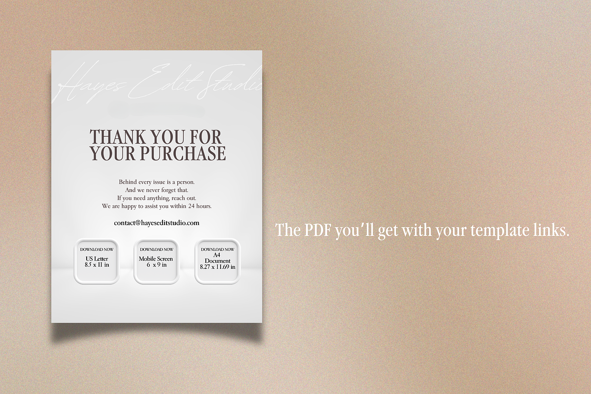 H A L C Y O N | eBook Canva Template, a Templates & Theme by Hayes Edit Studio (Photo 14 of 14)