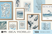 Art Poster Bundle | 10 in 1, an Object Graphic by KetteCreate (Thumbnail 8 of 51)