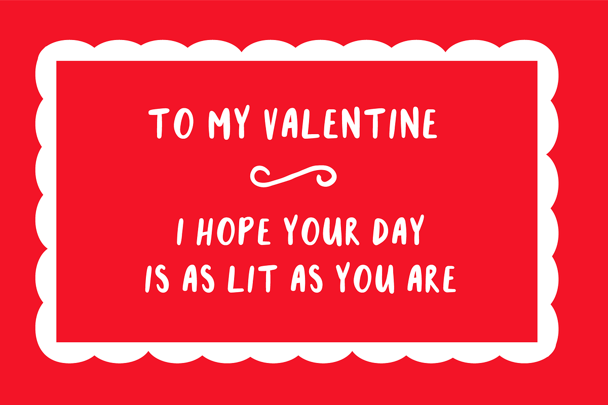 Valentine Font + Illustration Bundle, a Font by Forth and Wild (Photo 4 of 14)