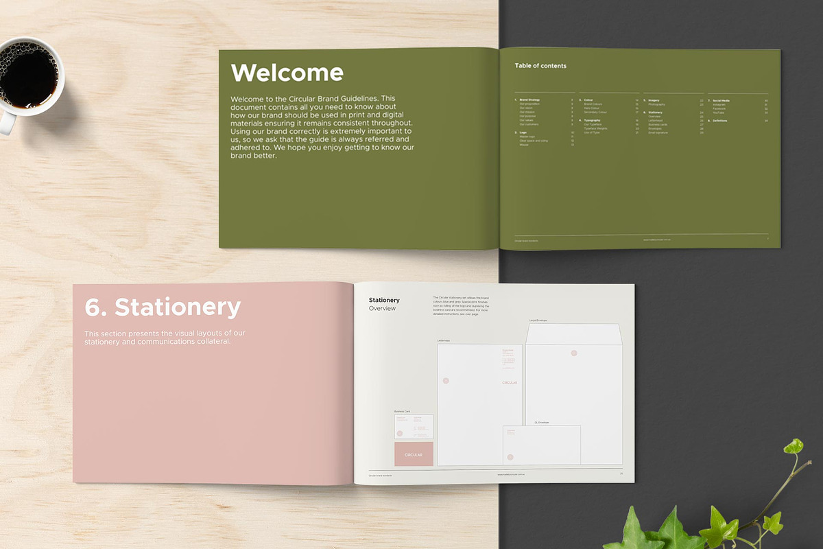 SANTONA / Brand Guidelines, a Brochure Template by Circular (Photo 9 of 11)