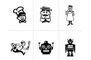 18 Retro Character Illustrations, an Illustration by Dave Ansett (Thumbnail 4 of 7)