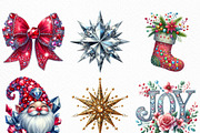 Rhinestone Christmas Sublimation, an Illustration by Craft Nest (Thumbnail 2 of 6)