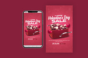 Valentine's Day Instagram Stories, a Social Media Template by Saman Osama (Thumbnail 3 of 9)