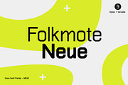 Folkmote Neue Sans Serif Family, a Sans Serif Font by UICreative (Thumbnail 1 of 13)