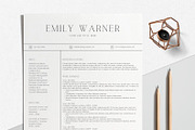 Minimalist Resume Canva Template, a Resume Template by LucaTheme (Thumbnail 1 of 9)