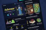 Ashmoor Indie Game PreLaunch Landing, a Landing Page Template by productype1 (Thumbnail 4 of 5)
