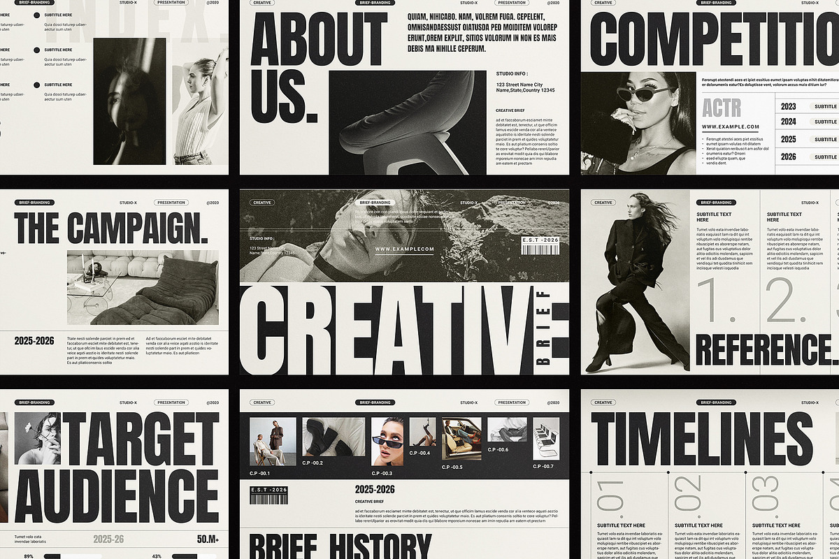 Creative Brief Campaign Presentation preview 5