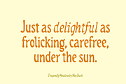 Dragonfly Meadow - Tall Serif, a Serif Font by MEG BURK CHOI (Thumbnail 1 of 3)