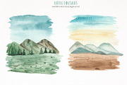 Little dinosaurs watercolor, an Animal Illustration by Marina Ermakova (Thumbnail 5 of 13)