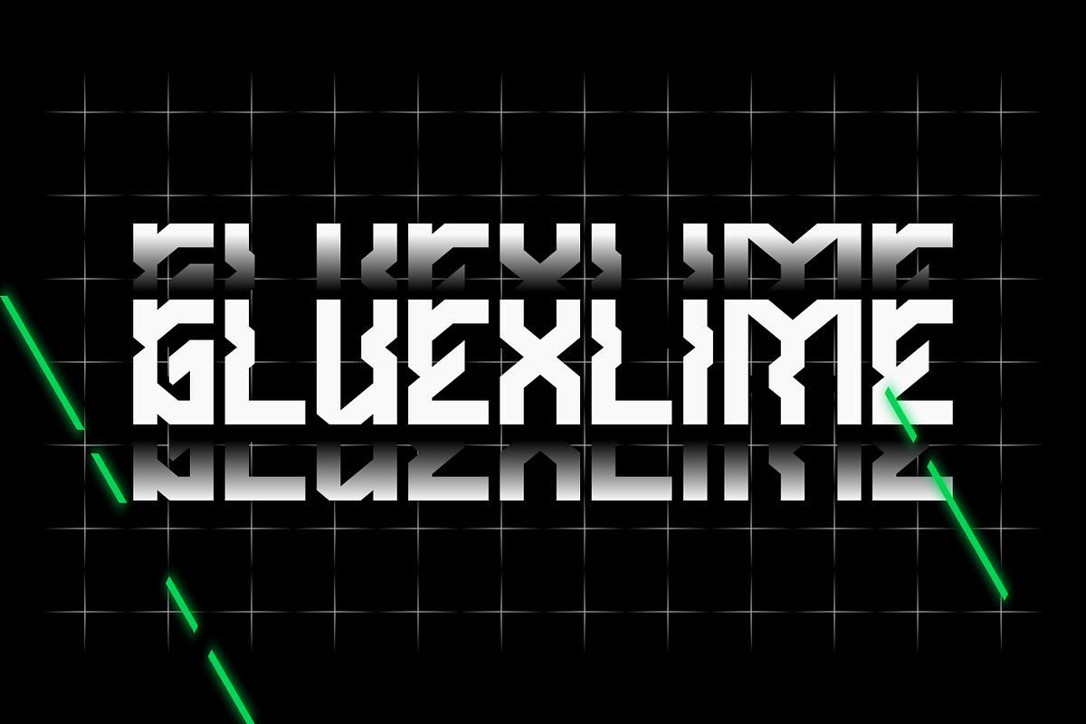 Gluexlime, a Symbol Font by Yktypstd (Photo 4 of 5)