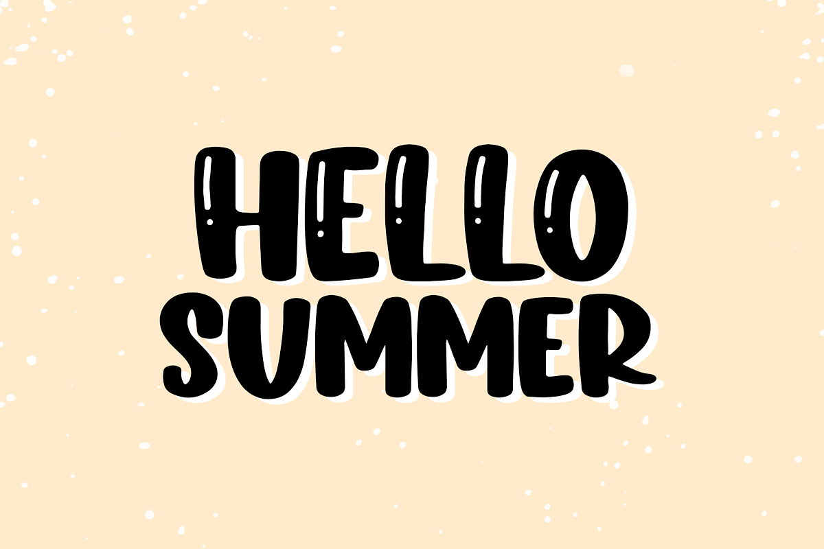 Splash | Fun Handwritten Font preview 8