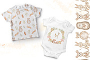 Cute Woodland Friends Collection, an Animal Illustration by MayaNavits (Thumbnail 11 of 12)