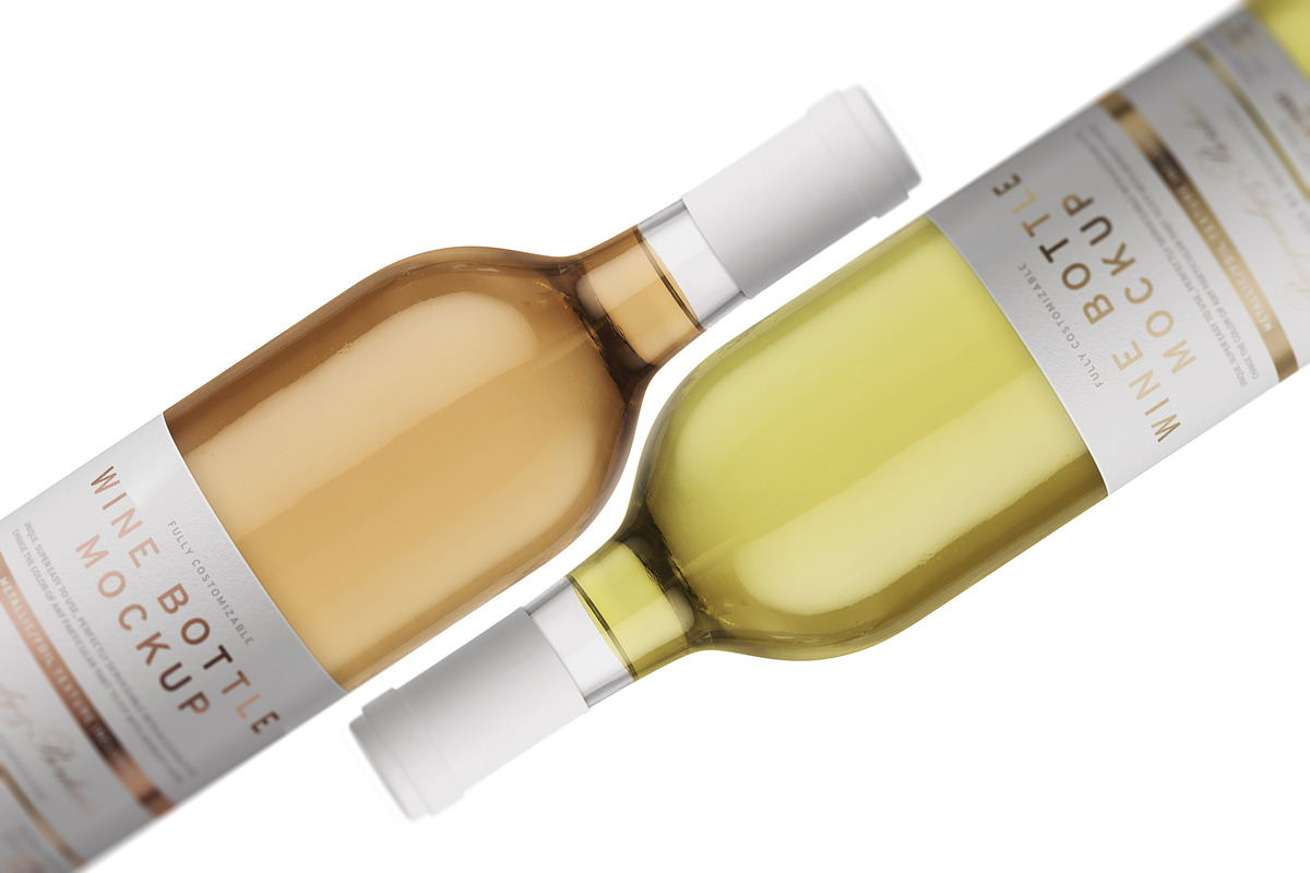 Wine Bottle Mockup, an Advertising Mockup by HexenDesigns (Photo 11 of 13)