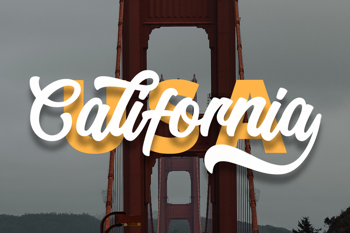 Telford Town - Bold Script Font, a Script Font by Mayofont (Photo 7 of 11)