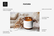 Boho Amber Candle Mockup, Any Label, a Household Mockup by 1001 mockups (Thumbnail 2 of 11)