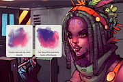 Canvas X - Procreate Brush Pack, a Brush Add-On by Frankentoon Store (Thumbnail 7 of 8)