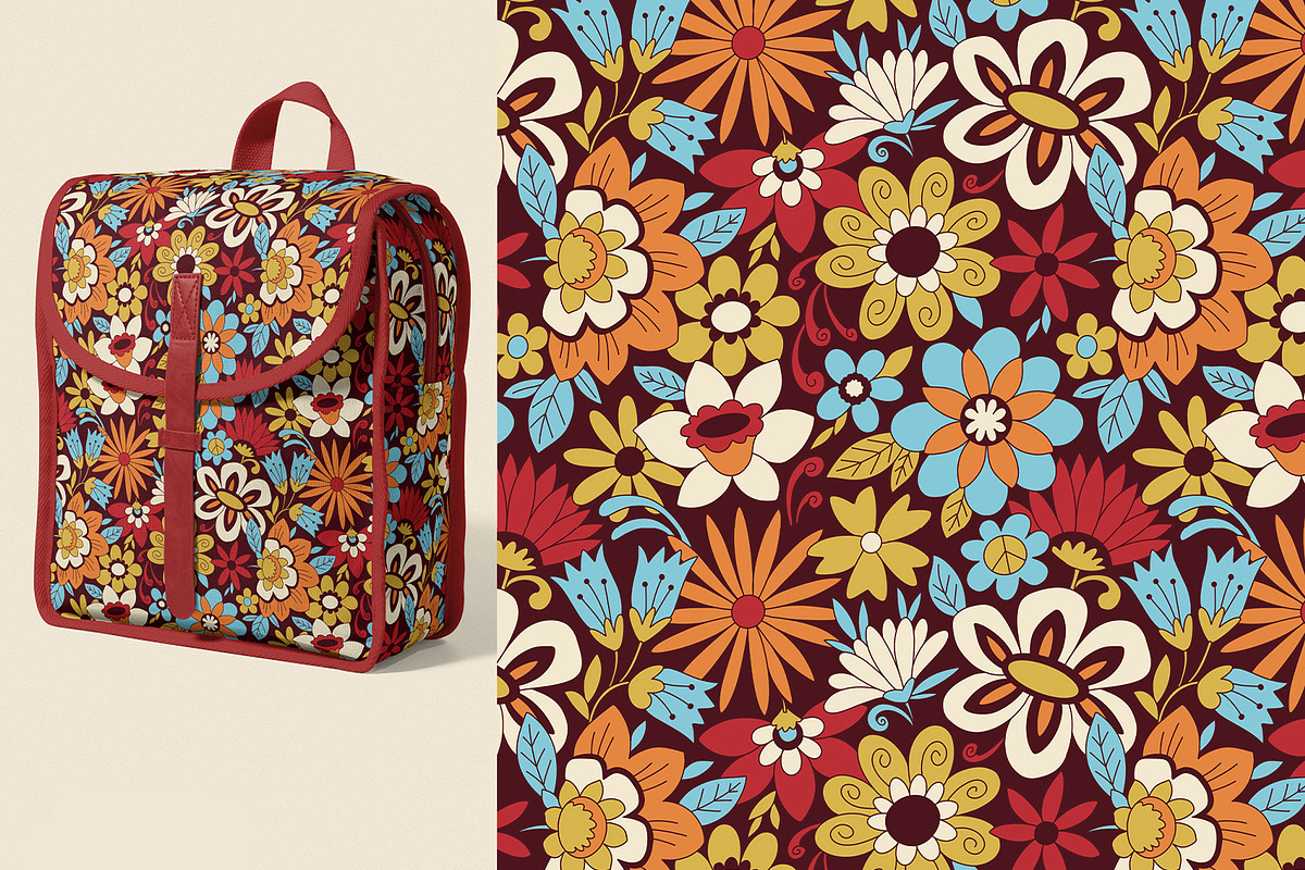 Groovy Sunshine, a Pattern Graphic by HannaSymo (Photo 2 of 8)