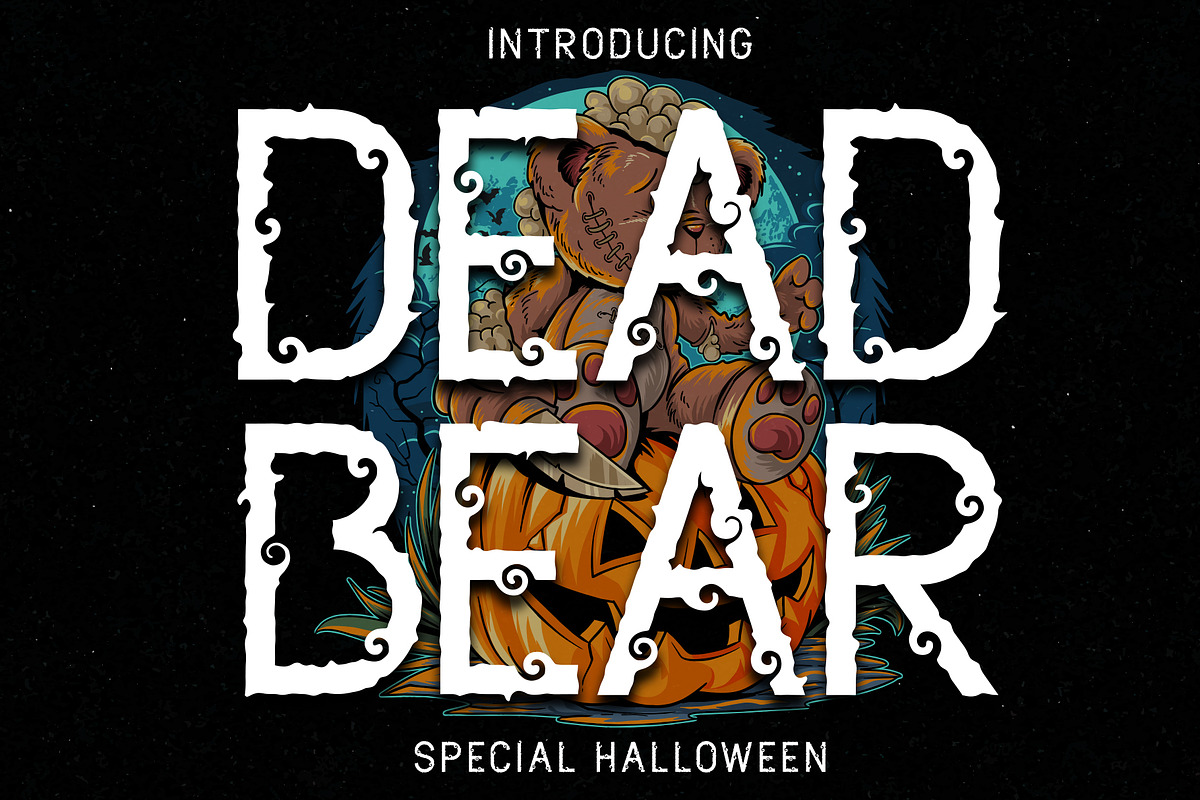 Dead Bear - Display Font, a Handwritten Font by alifryanzulfikar (Photo 1 of 8)