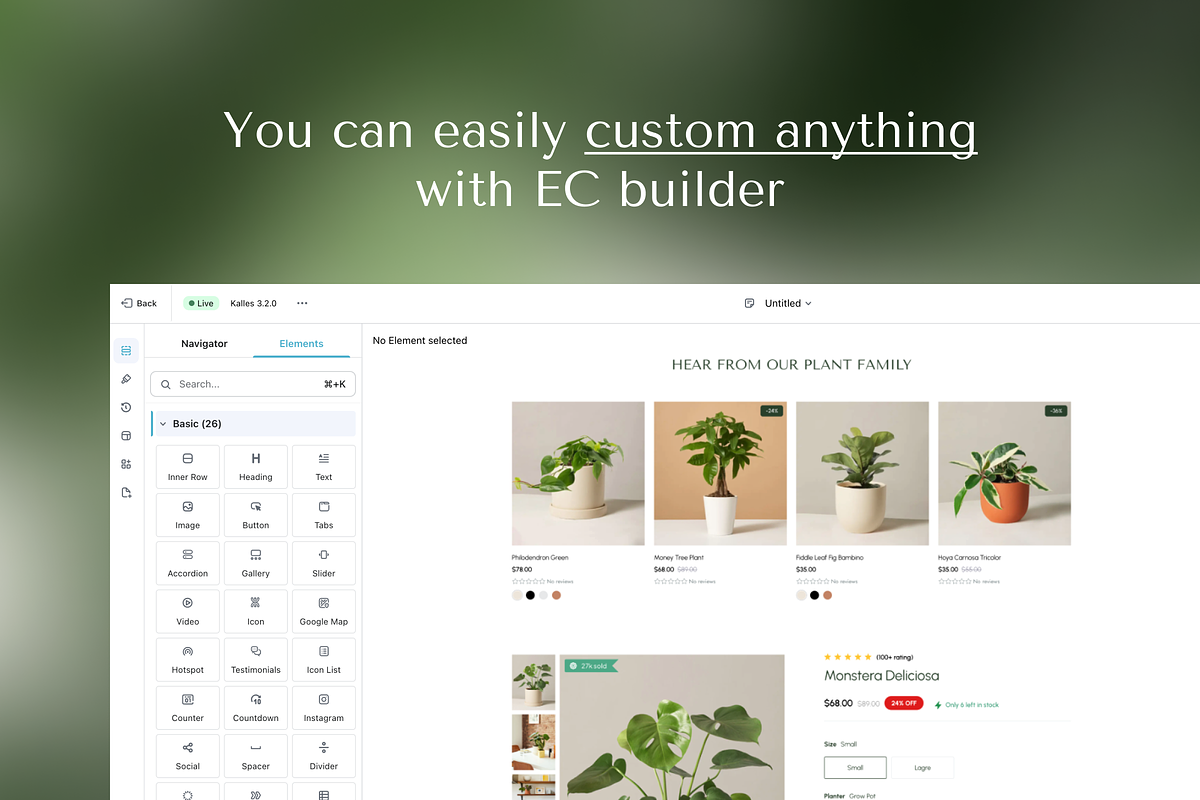 Plant - Shopify EComposer Theme, a Shopify Template by Boost Convert (Photo 2 of 2)