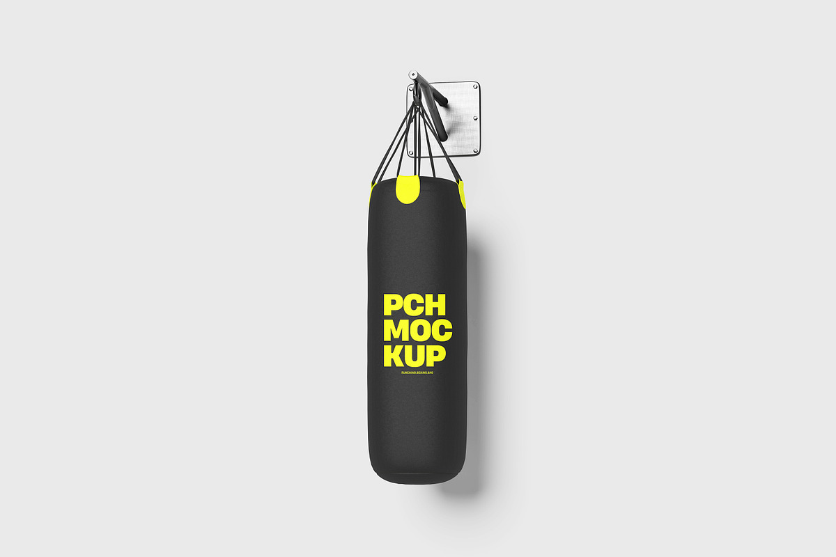 Punching Boxing Bag Mockup, an Advertising Mockup by AnasStudio (Photo 2 of 5)