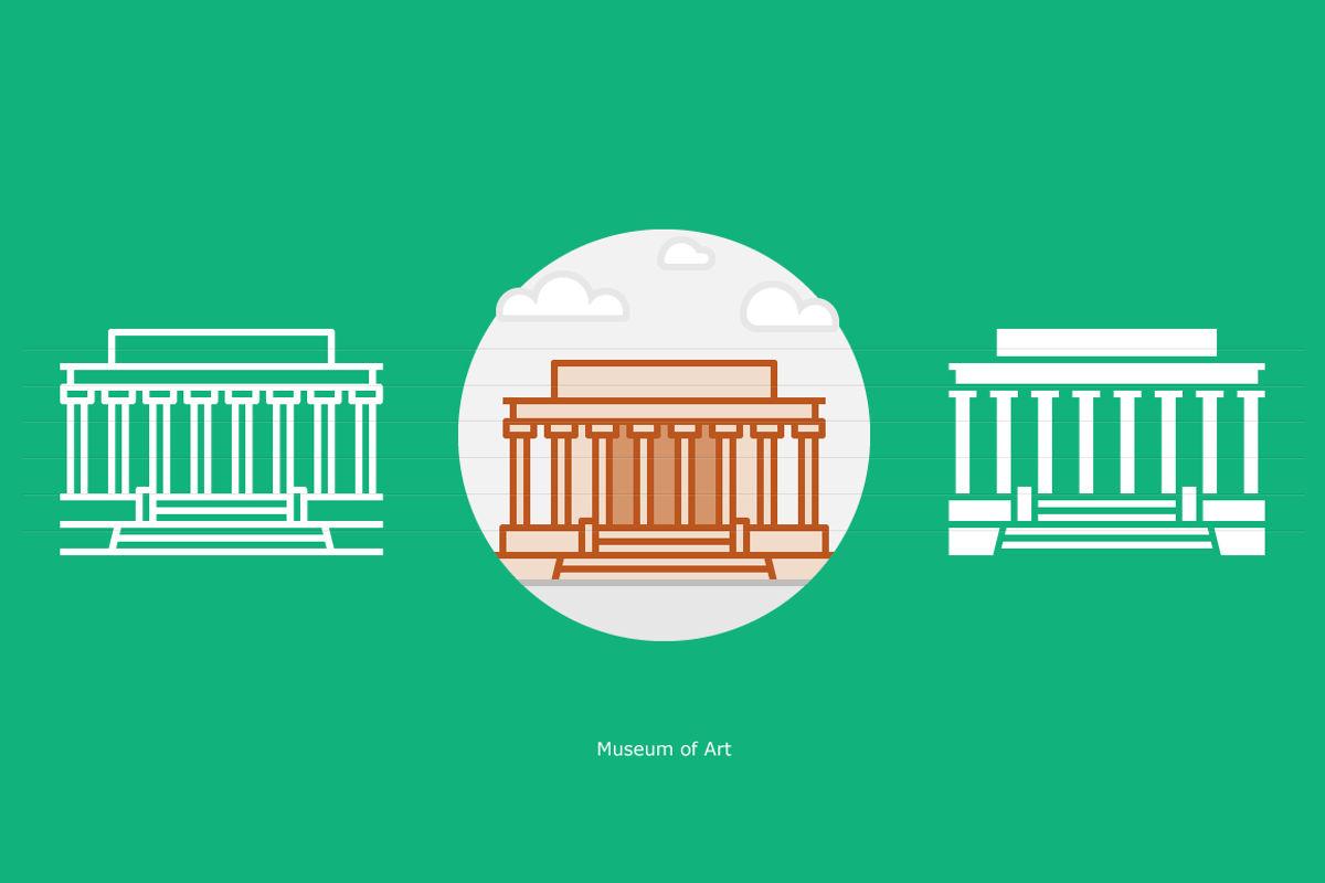 Landmarks of the USA 2 Icon Set, a Duotone Icon by Jozsef Balazs-Hegedus (Photo 6 of 6)