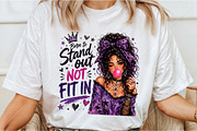 Born to Stand out PNG Goth Glam, a Seasonal Illustration by Canvas Craft (Thumbnail 3 of 6)