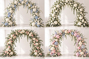 Floral Arch Digital Backdrop BUNDLE, a Layer Style Add-On by Wild Honey Design Co. (Thumbnail 3 of 4)