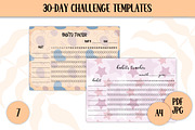 Habits Trackers Templates A4 PDF, a Stationery Template by AnnaViolet_store (Thumbnail 9 of 9)