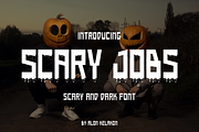 Scary Jobs, a Blackletter Font by alon kelakon (Thumbnail 1 of 6)