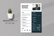 Modern Simple - Resume Template, a Resume Template by Jiwstudio (Thumbnail 2 of 2)