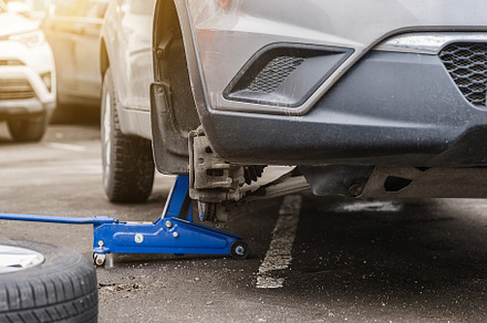 Car wheel replacement. Self-service, a Transportation Photo by AlexBush
