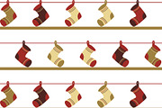 Vintage Christmas digital paper, a Pattern Graphic by ItsDianaDesign (Thumbnail 7 of 8)