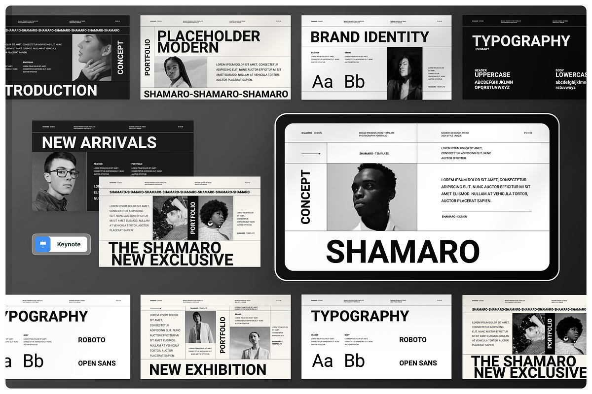 Photography Portfolio Keynote, a Presentation Template by Annora Studio (Photo 1 of 5)