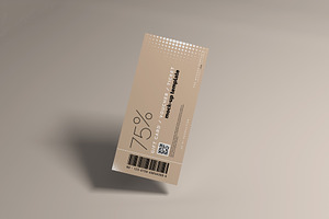 Voucher Or Ticket Mockup