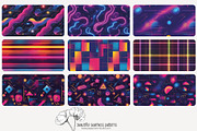 70 neon light seamless pattern, a Pattern Graphic by Poppy Lane Studio (Thumbnail 7 of 10)