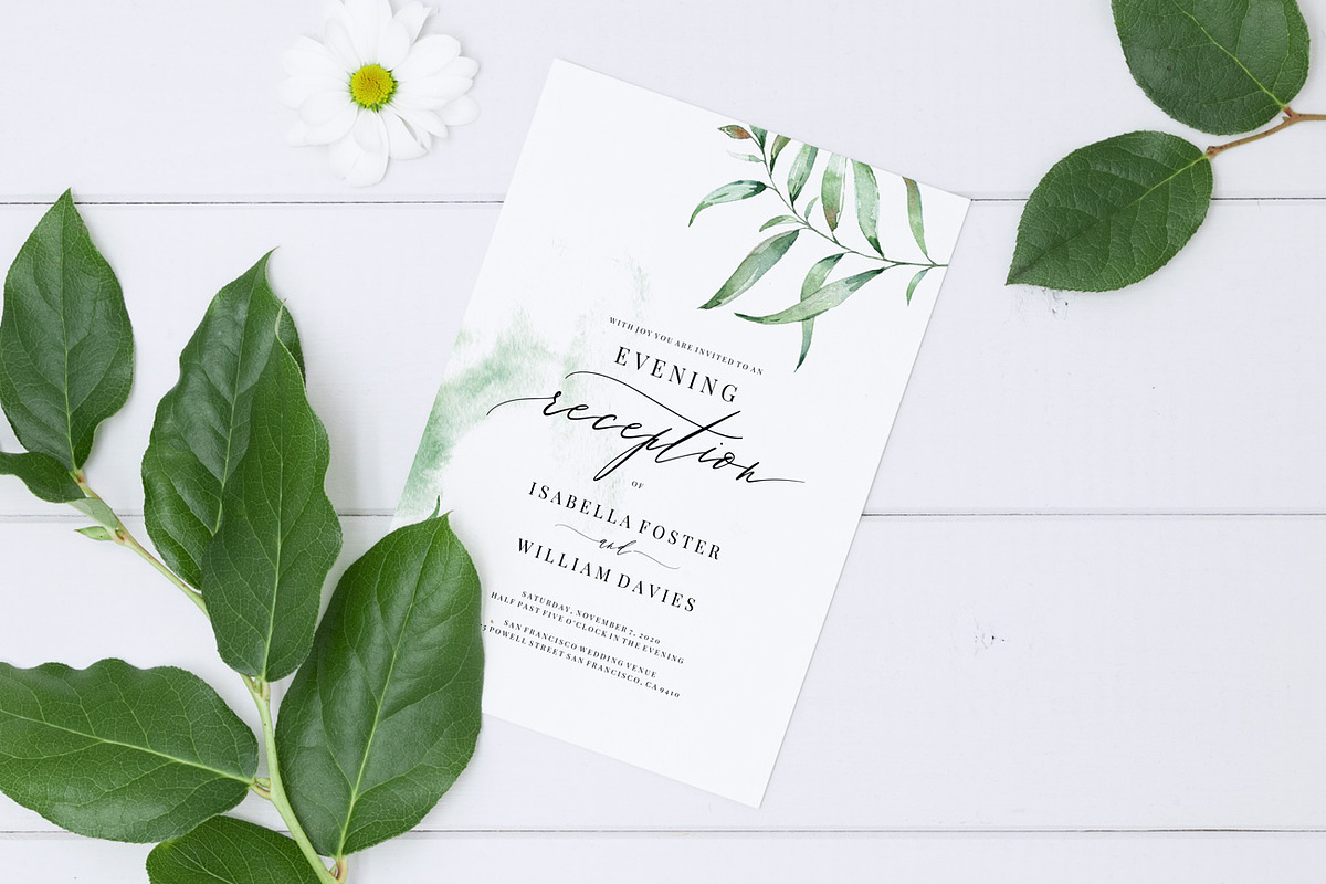 Wedding Evening Invitation, Aurora, an Invitation Template by Alice Bluefox (Photo 2 of 8)