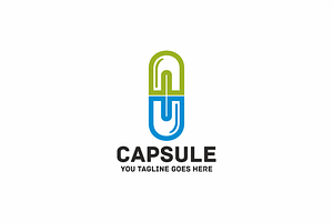 Medicine Capsule Logo