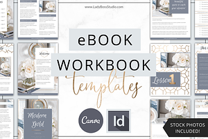 EBook Template Canva InDesign Gold