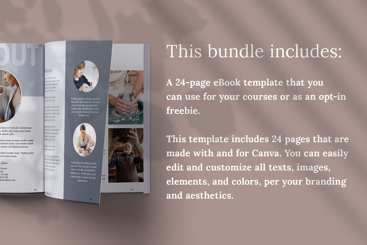 eBook Canva Template | Maker, a Magazine Template by Studio Sugoi (Photo 3 of 7)