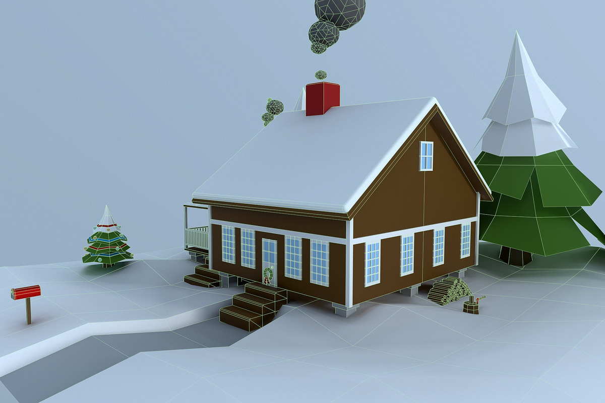 Low Poly House, an Architecture 3D Model by Midgardians (Photo 10 of 14)