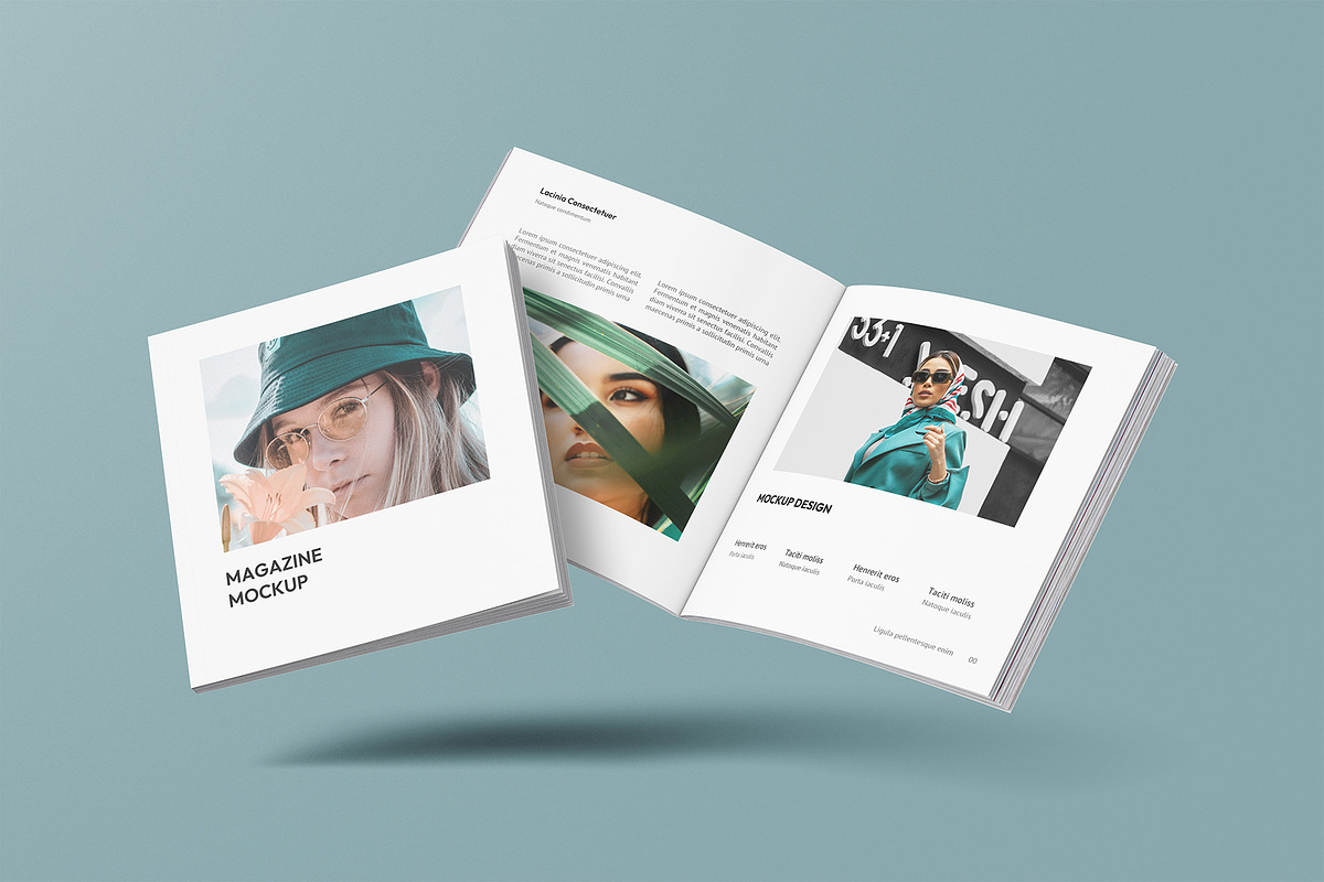 Square Magazine / Brochure Mockup, a Books & Magazine Mockup by Mockup Supper (Photo 5 of 22)