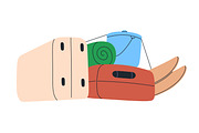 Travel baggage, tourist luggage set, an Object Illustration by Good Studio (Thumbnail 5 of 6)