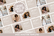 Canva Email Signature Bundle, an Email Template by SunshineStudioBoutique (Thumbnail 1 of 9)
