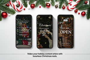 100 Luxury Christmas Reels Templates