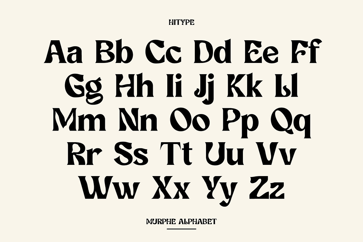 Murphe Display Typeface - Hitype, a Serif Font by Hitype (Photo 9 of 12)