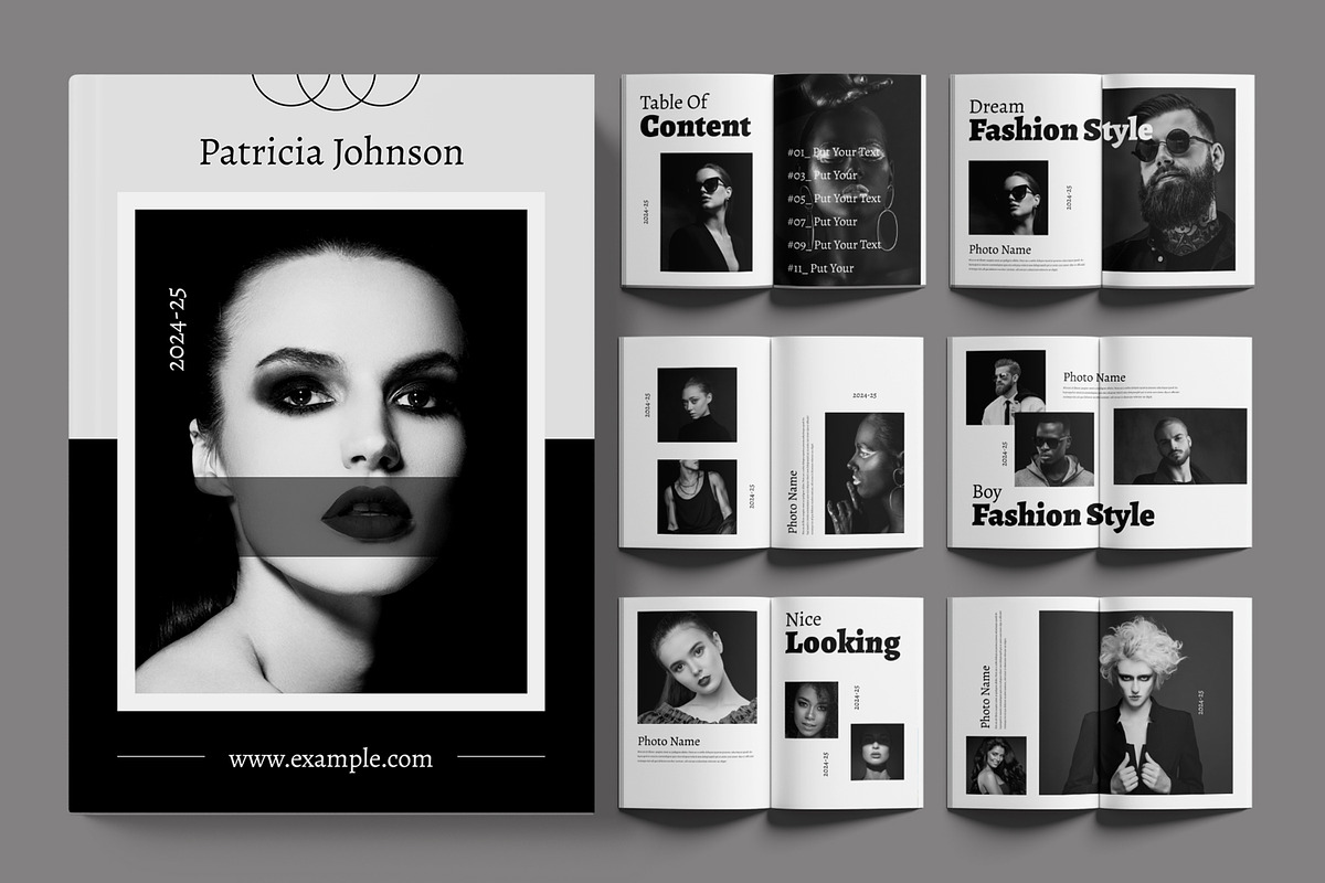 Fashion Magazine Layout, a Magazine Template by ContestDesign (Photo 1 of 4)